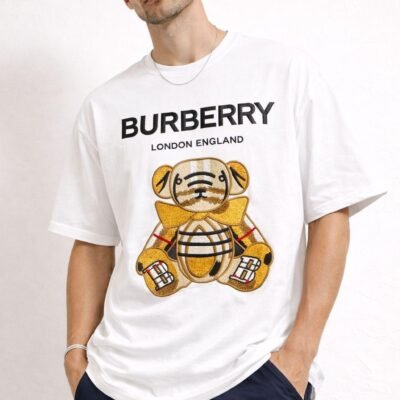 playera oso white